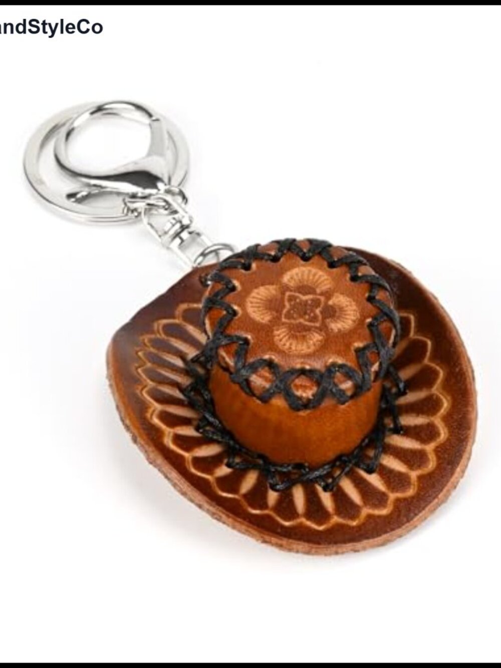 Handmade Full Grain Cow Leather Keychain Vintage Purse Charm Gift